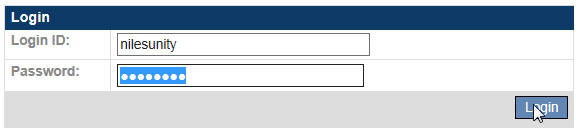 Control Panel Login